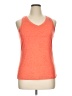 Reebok 100% Polyester Orange Active Tank Size L - photo 1