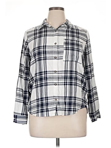 Style&Co 3/4 Sleeve Button-Down Shirt (view 1)