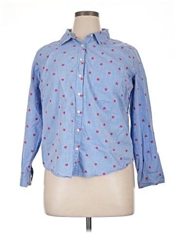 St. John's Bay Long Sleeve Button-Down Shirt (view 1)