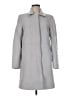 Theory 100% Polyester Solid Gray Coat Size M - photo 1