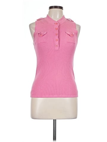 Moda International Sleeveless Button-Down Shirt (view 1)