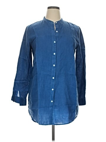 Eileen Fisher 3/4 Sleeve Button-Down Shirt (view 1)