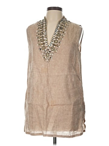 Lafayette 148 New York Short Sleeve Blouse (view 1)