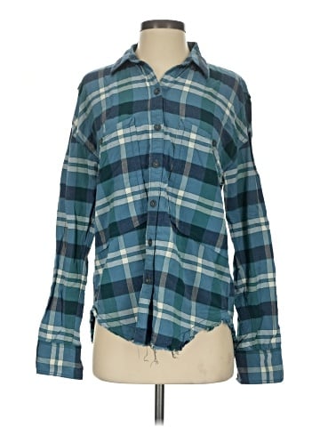 Free People Long Sleeve Button-Down Shirt (view 1)