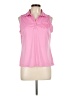 IZOD 100% Polyester Pink Sleeveless Blouse Size L - photo 1