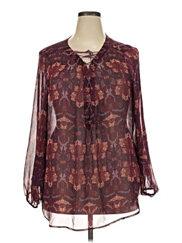 Jessica Simpson Long Sleeve Blouse (view 1)