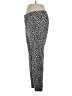 Banana Republic Animal Print Silver Casual Pants Size 14 - photo 5