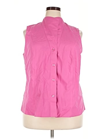 Jones New York Collection Sleeveless Button-Down Shirt (view 1)