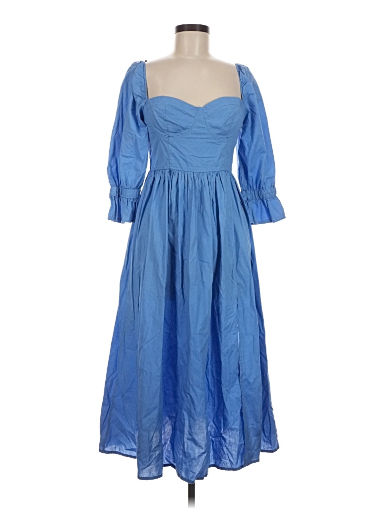 Pre-owned Forever 21 Casual Dress In Blue