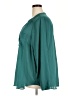 Torrid 100% Polyester Teal Long Sleeve Blouse Size 3X Plus (3) - photo 5