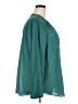 Torrid 100% Polyester Teal Long Sleeve Blouse Size 3X Plus (3) - photo 4