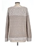 Fate Metallic Silver Pullover Sweater Size L - photo 2