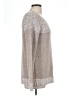 Fate Metallic Silver Pullover Sweater Size L - photo 4