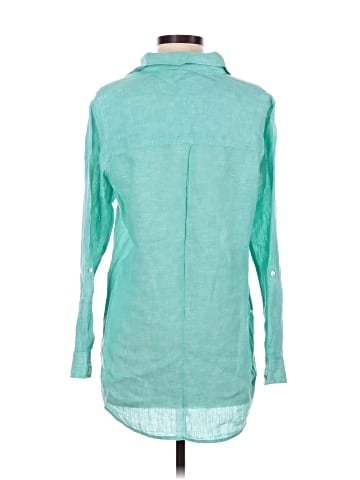 Sigrid Olsen Long Sleeve Button-Down Shirt (view 2)