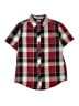 Hawk Plaid Red Short Sleeve Polo Size M (kids) - photo 1
