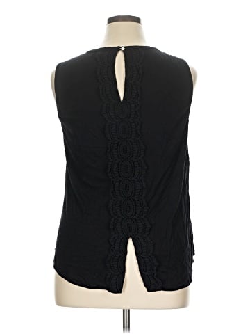 Pale Sky Sleeveless Blouse (view 2)