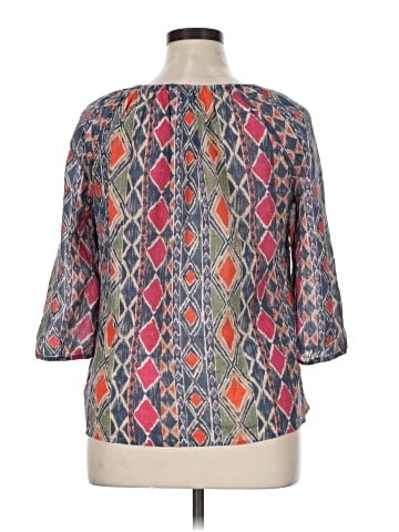 Chaps 3/4 Sleeve Blouse (view 2)