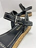 Prada 100% Leather Black Sandals Size EU 37 1/2 - photo 4