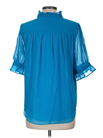 Ann Taylor Short Sleeve Blouse (view 2)