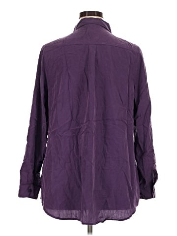 Lane Bryant Long Sleeve Button-Down Shirt (view 2)