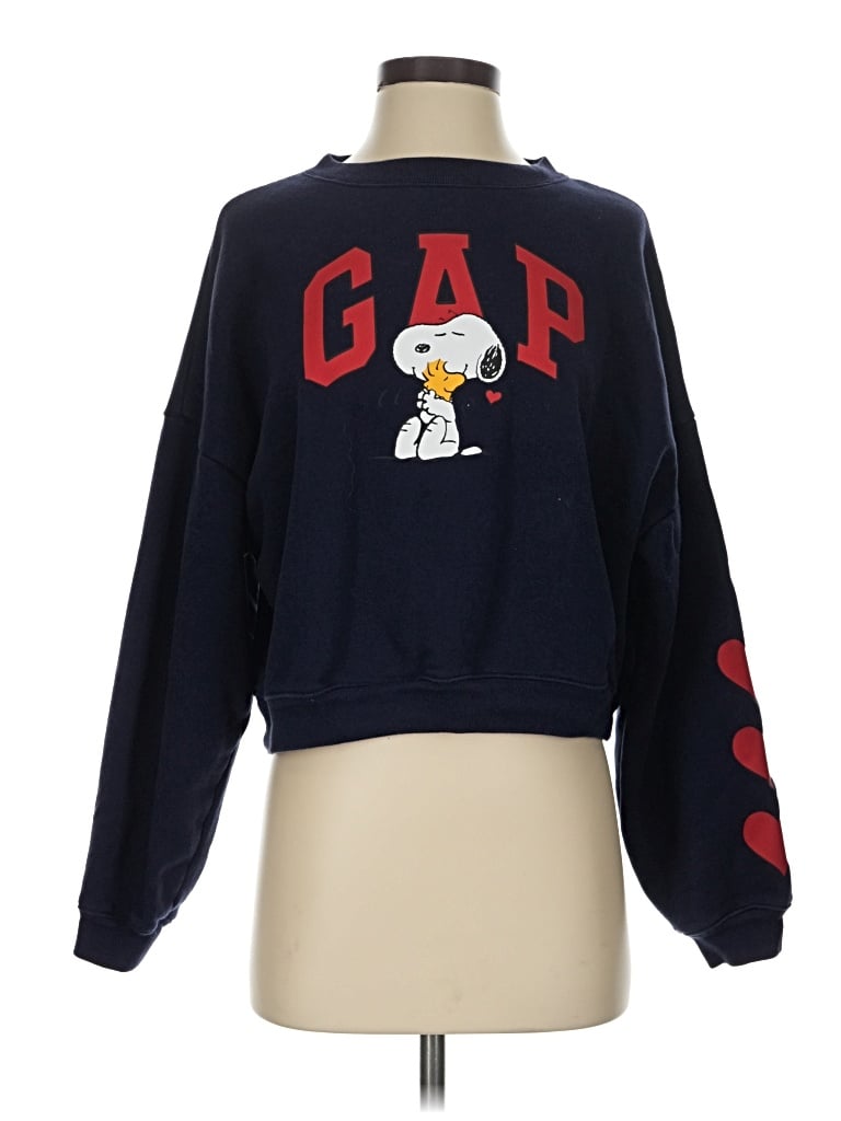 Pre-owned Peanuts Sweatshirt In Blue