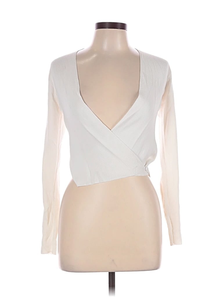 Pre-owned Universal Standard Cardigan Sweater In Ivory