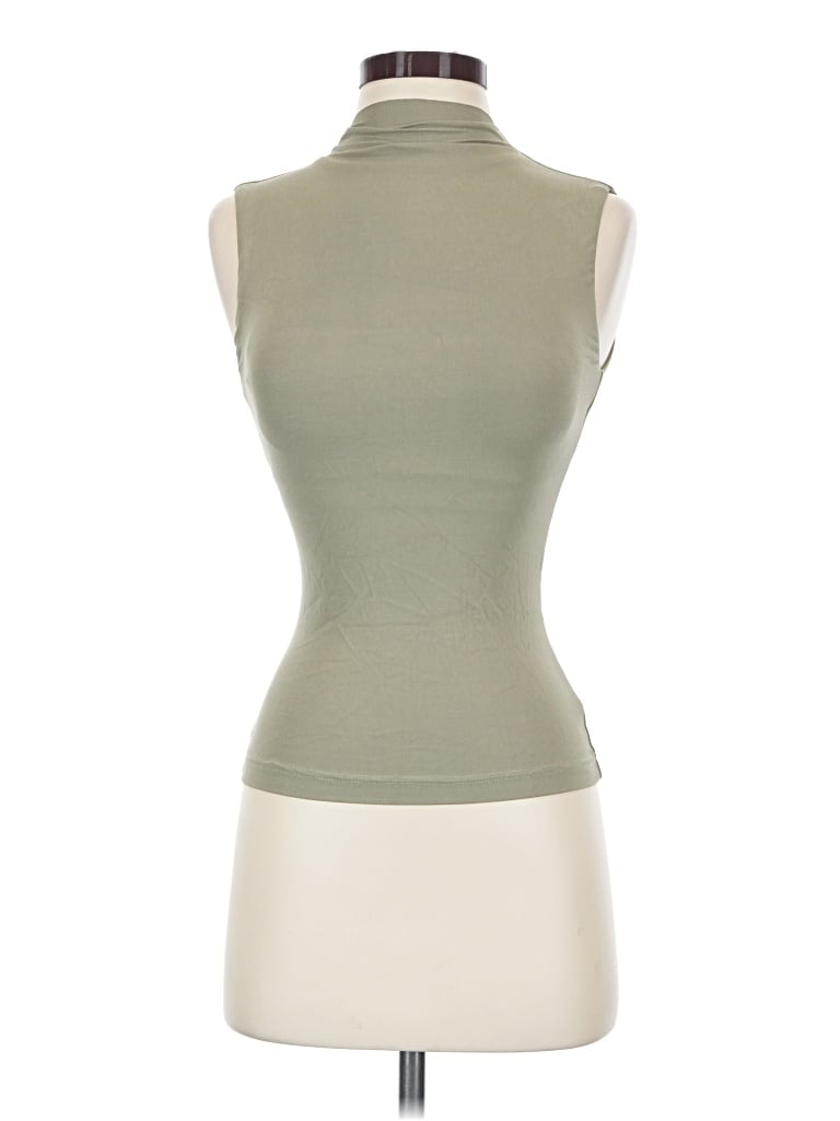 Pre-owned Ogl Short Sleeve Turtleneck In Green