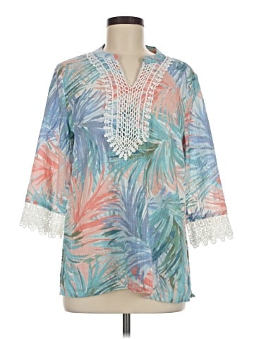 Draper's & Damon's 3/4 Sleeve Blouse (view 1)