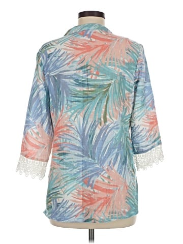 Draper's & Damon's 3/4 Sleeve Blouse (view 2)