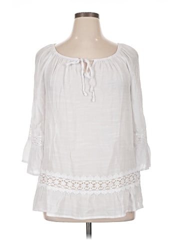 Unique Spectrum 3/4 Sleeve Blouse (view 1)