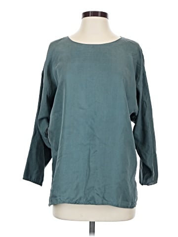 Eileen Fisher 3/4 Sleeve Silk Top (view 1)