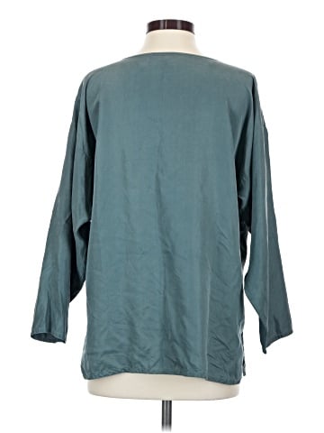 Eileen Fisher 3/4 Sleeve Silk Top (view 2)