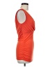 Moda International Orange Sleeveless Top Size M - photo 4