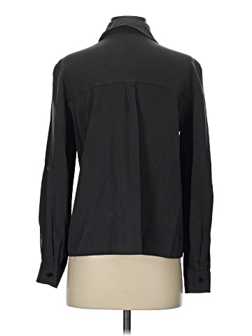 Topshop Long Sleeve Button-Down Shirt (view 2)