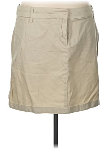 British Khaki Casual Skirt (view 1)