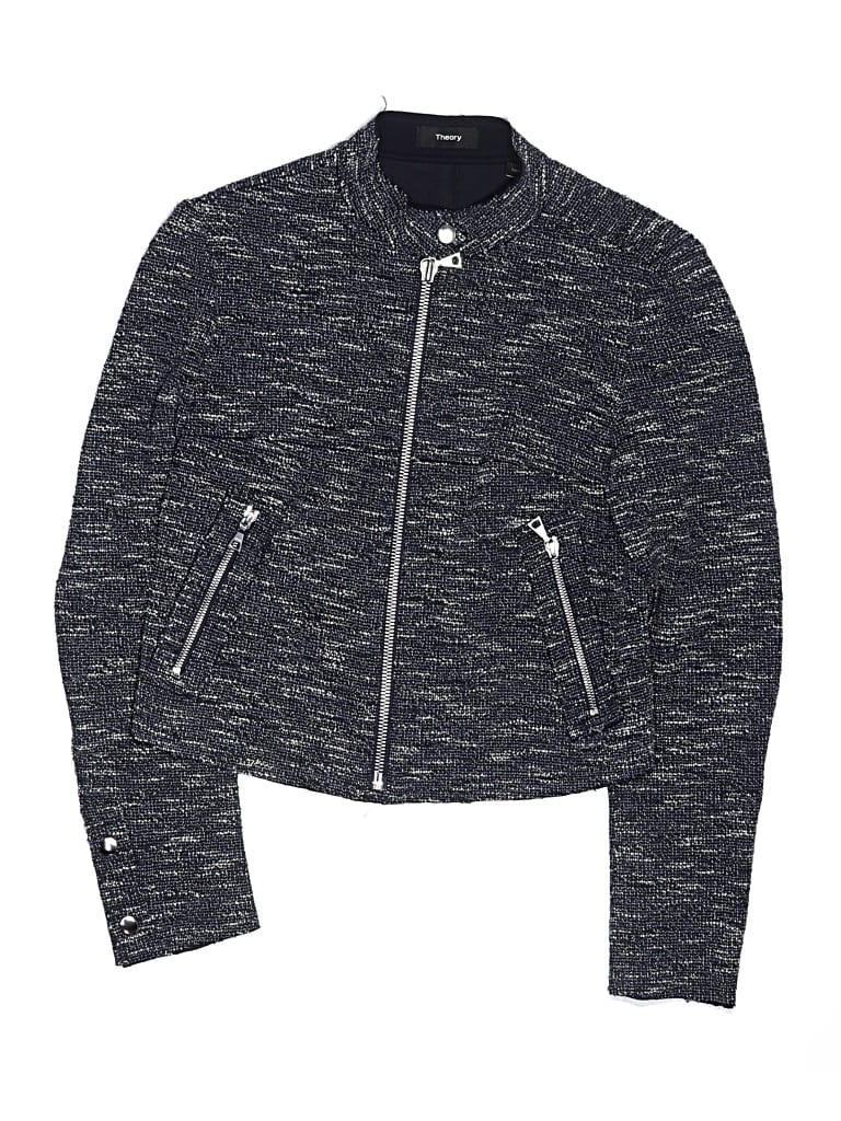 Pre-owned Theory Jacket In Blue