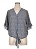 Max Studio Blue 3/4 Sleeve T-Shirt Size XL - photo 1