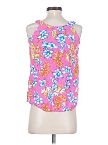Hibiscus Collection Sleeveless Blouse (view 2)