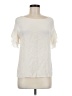 Bailey 44 Ivory Short Sleeve Blouse Size M - photo 1