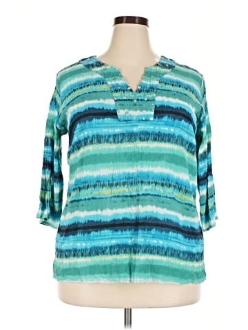 Notations 3/4 Sleeve Blouse (view 1)