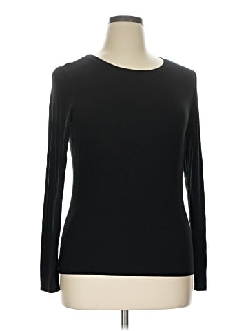 Adrienne Vittadini Long Sleeve T-Shirt (view 1)