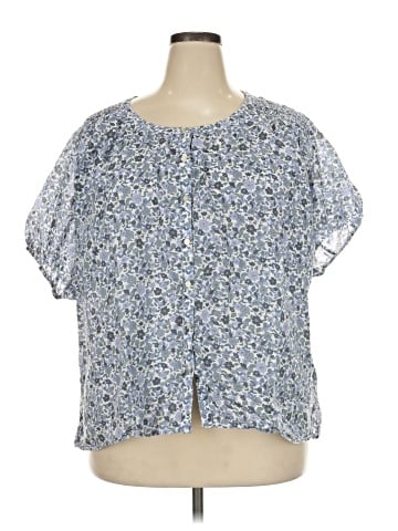Lucky Brand Short Sleeve Blouse (view 1)