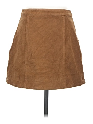 Abercrombie & Fitch Faux Leather Skirt (view 2)
