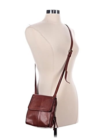 American Leather Co Leather Crossbody Bag (view 2)