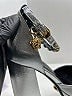 Versace 100% Leather Metallic Silver Heels Size EU (IT) 37 1/2 / US 7 1/2 - photo 4