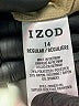 IZOD Solid Yellow Khakis Size 14r - photo 3