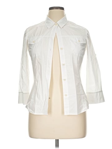 Theory 3/4 Sleeve Button-Down Shirt (view 1)