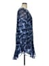 BCBGMAXAZRIA 100% Polyester Tie-dye Blue Cocktail Dress Size L - photo 4