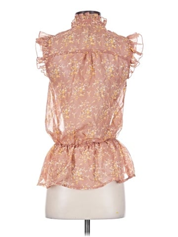 Edge Sleeveless Blouse (view 2)