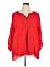 MULTIPLES Red 3/4 Sleeve Blouse Size 2X - photo 1